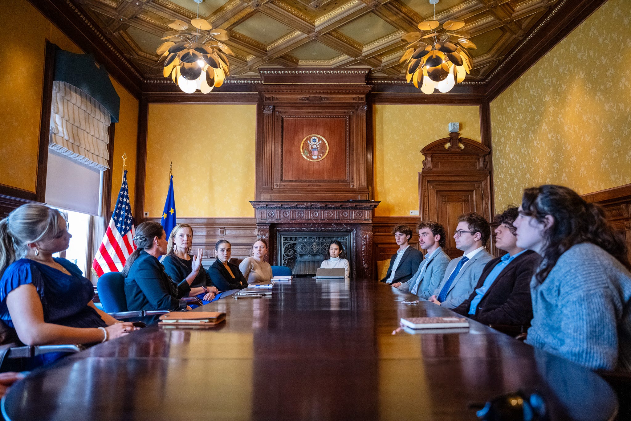 Fielding Fellows Visiting the US Embassy